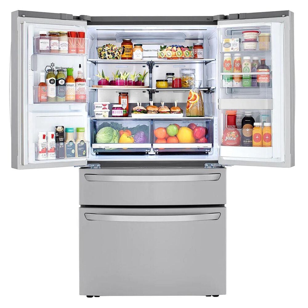 LG 30 Cu. Ft. Smart Wi-Fi Enabled Refrigerator with Craft Ice&amp;&#35;153 Maker in Stainless Steel, , large