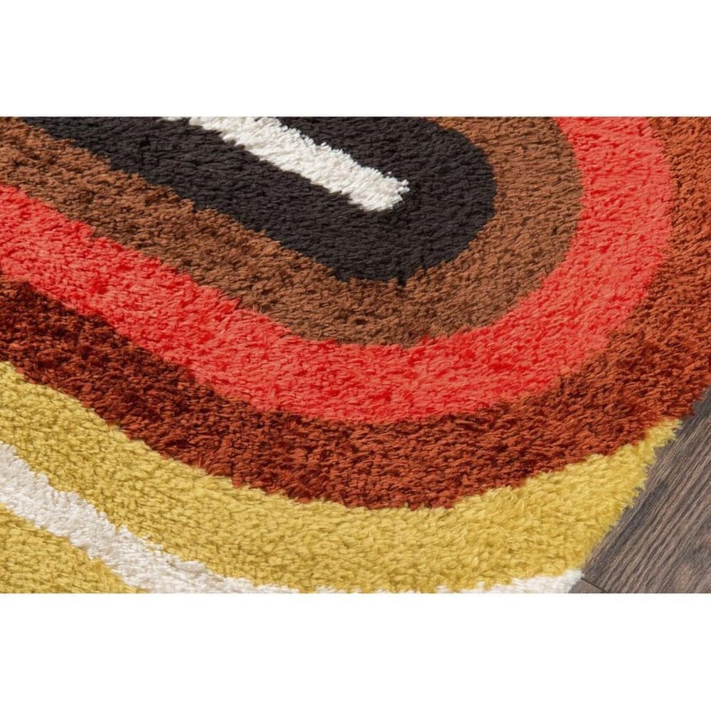 Novogratz Retro RET-02 5&#39; x 7&#39;6&quot; Red Area Rug, , large