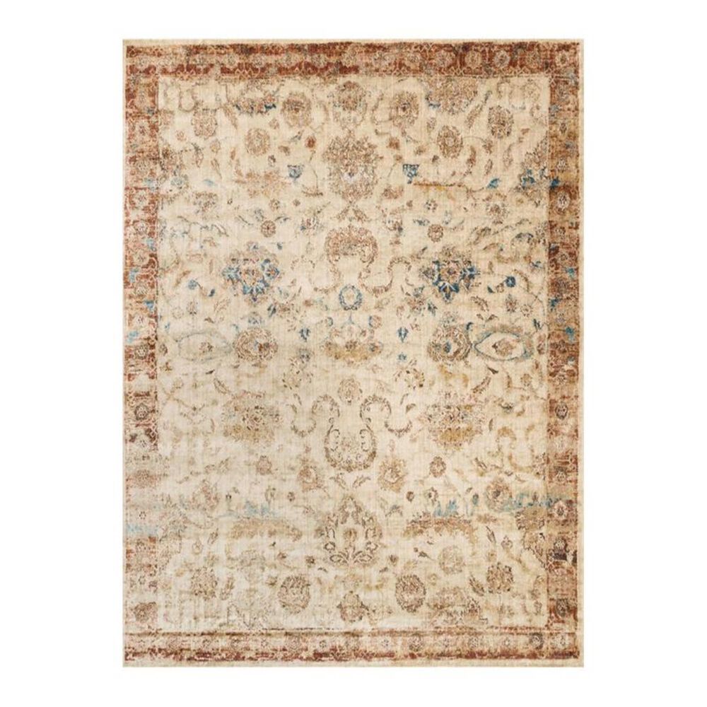 Loloi Anastasia AF-04 7'10" x 10'10" Antique Ivory/Rust Area Rug, , large