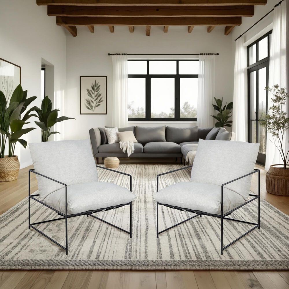 Blue River Rogan Accent Chair in Soft Oat, , large