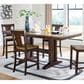Ashley Rylandeen 62"-86" Dining Table in Light Brown and Dark Brown - Table Only, , large