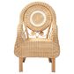Baxton Studio Putri Rattan Arm Chair in Natural Brown, , large