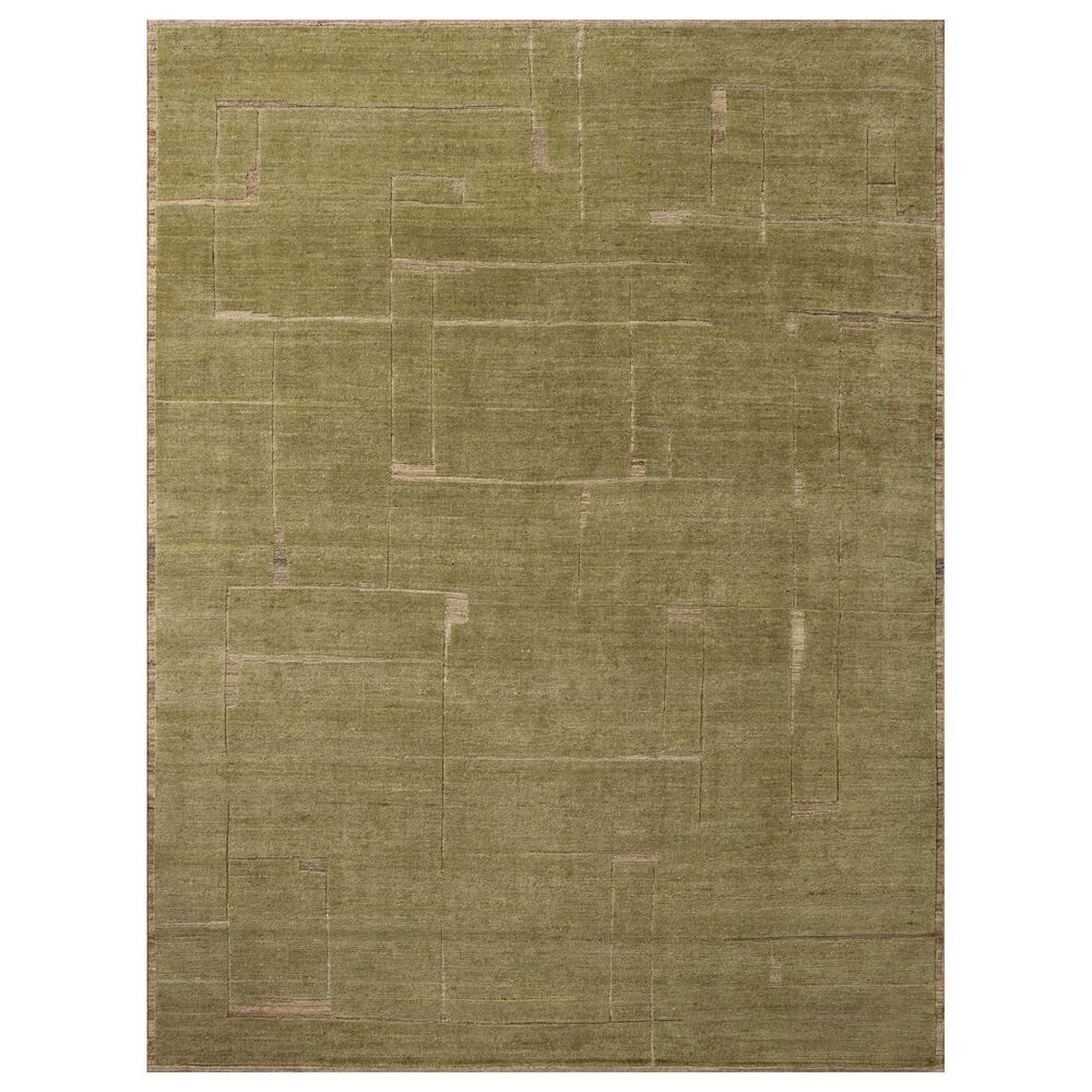 Loloi Beckham Natural and Moss 4" x 6" Area Rug, , large