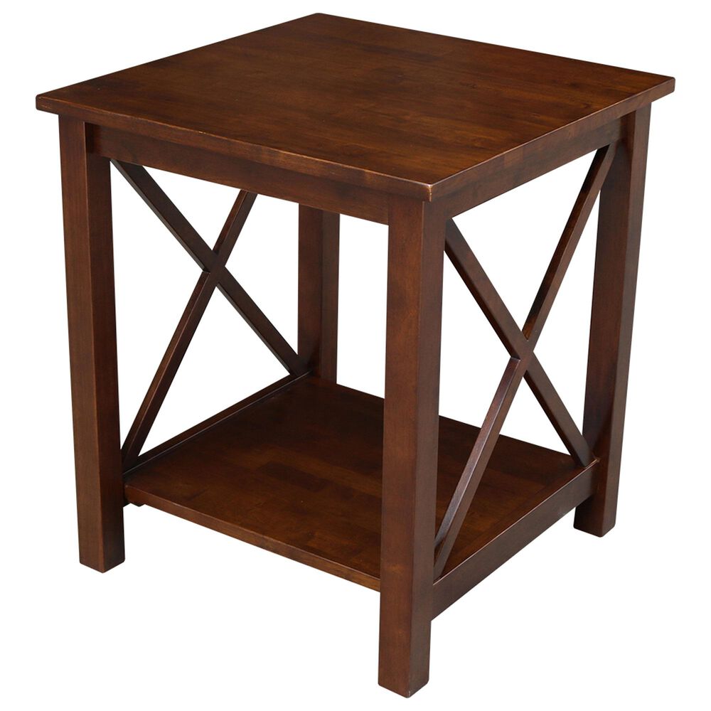 International Concepts Hampton End Table in Espresso, , large