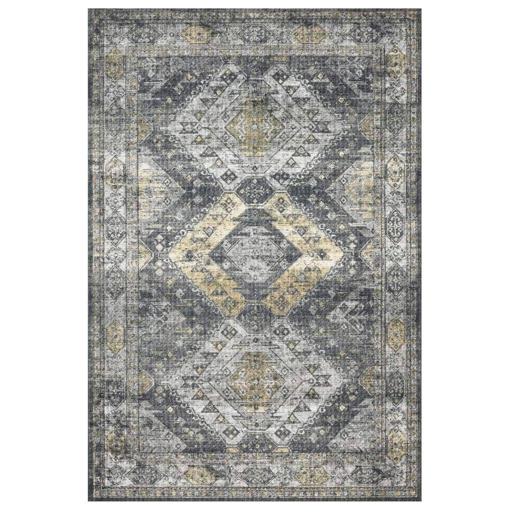 Loloi II Skye SKY-09 3"6" x 5"6" Graphite and Silver Area Rug, , large