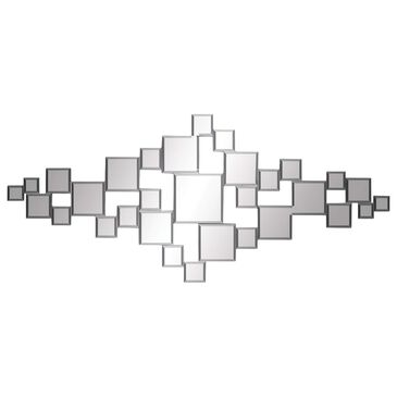 Novogratz 22" x 48" Wall Mirror in Shiny Silver, , large