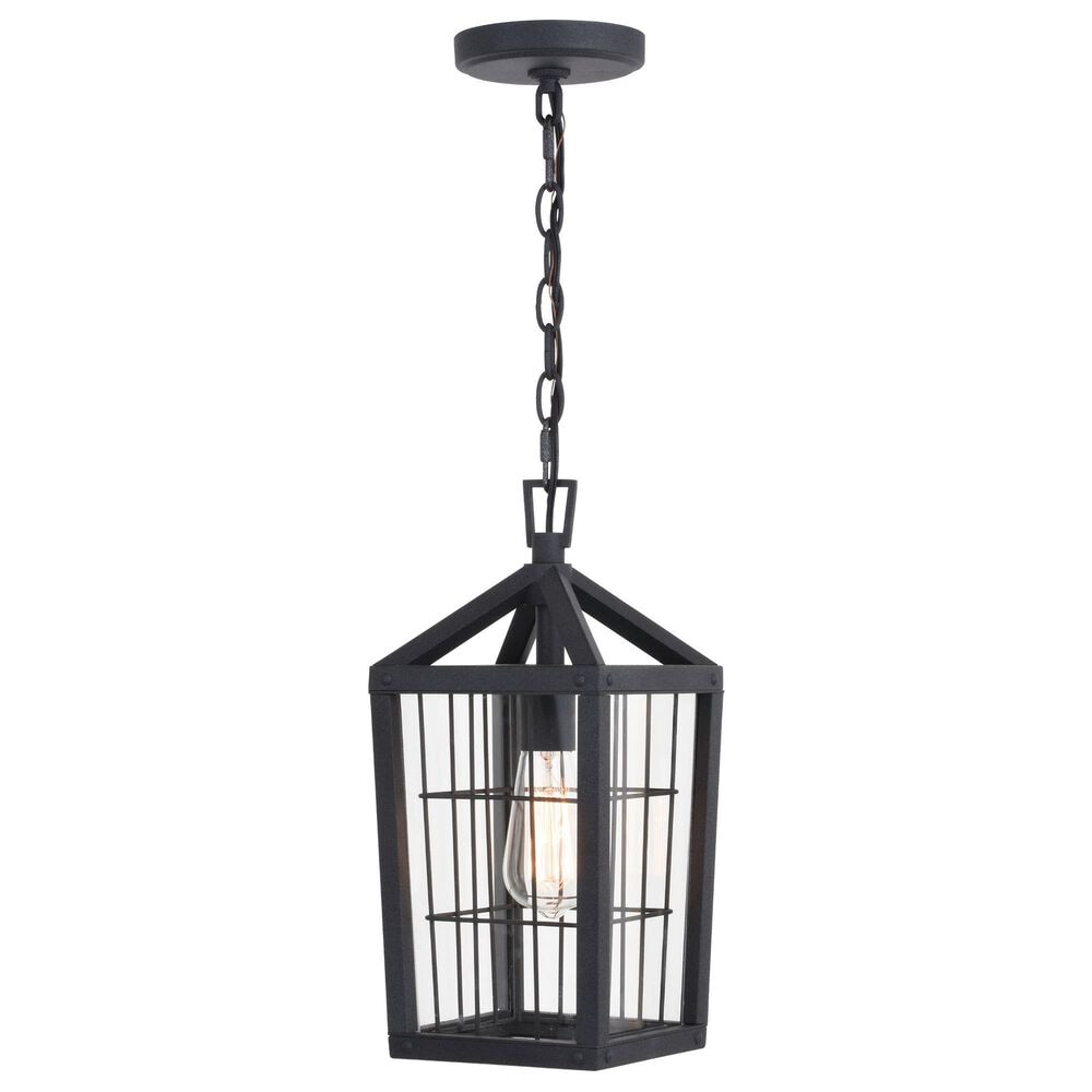Vaxcel Gage 1-Light Outdoor Pendant in Volcanic Black, , large
