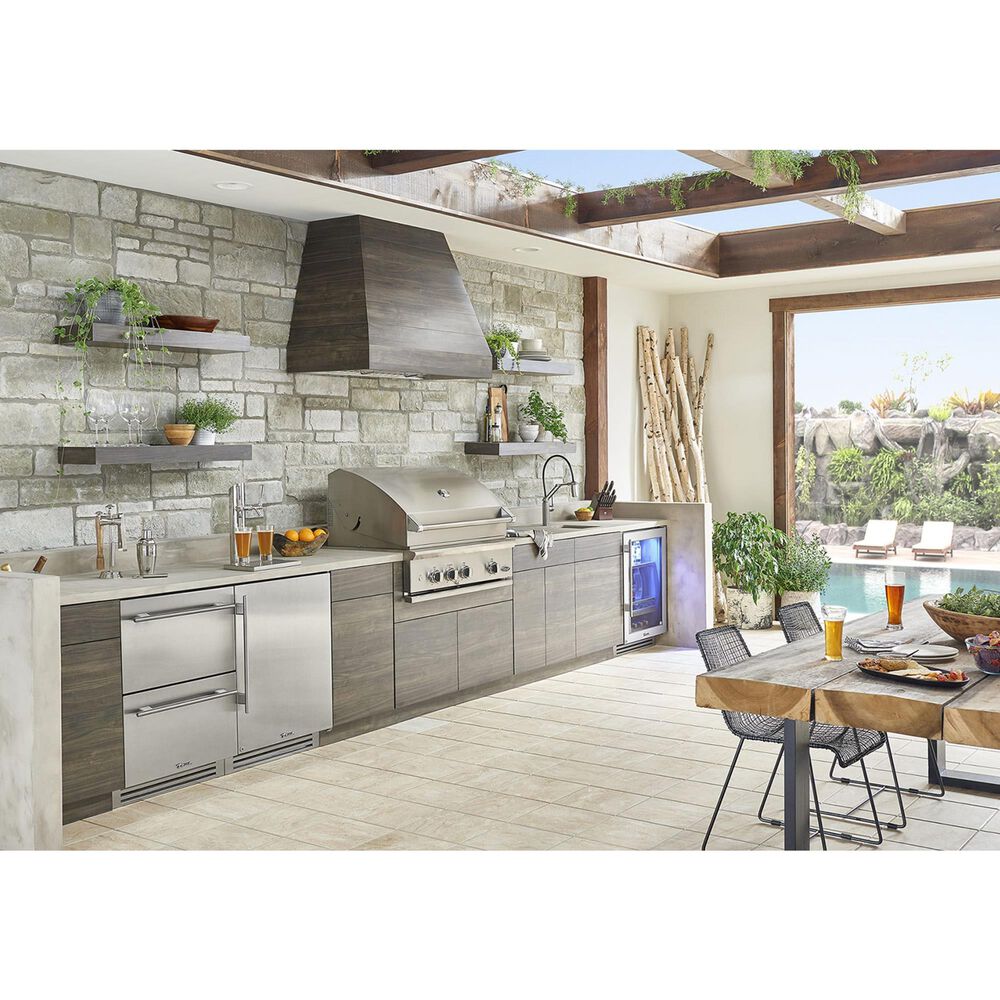True Residential 4.2 Cu. Ft. Undercounter Double Drawer Refrigerator Freezer in Stainless Steel, , large