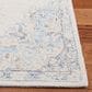Safavieh Micro-Loop MLP516A 2"3" x 9" Ivory and Blue Runner, , large