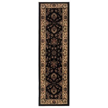Oriental Weavers Ariana 311K 2"3" x 7"9" Black Runner, , large