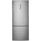 Haier 15 Cu. Ft. Bottom Freezer Refrigerator in Stainless Steel, , large
