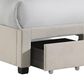 Hawthorne Furniture Tropic Full Upholstered Storage Bed in Beige, , large