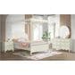 Martin Svensson Home Olivia 4-Piece Full Canopy Bedroom Set in French White, , large