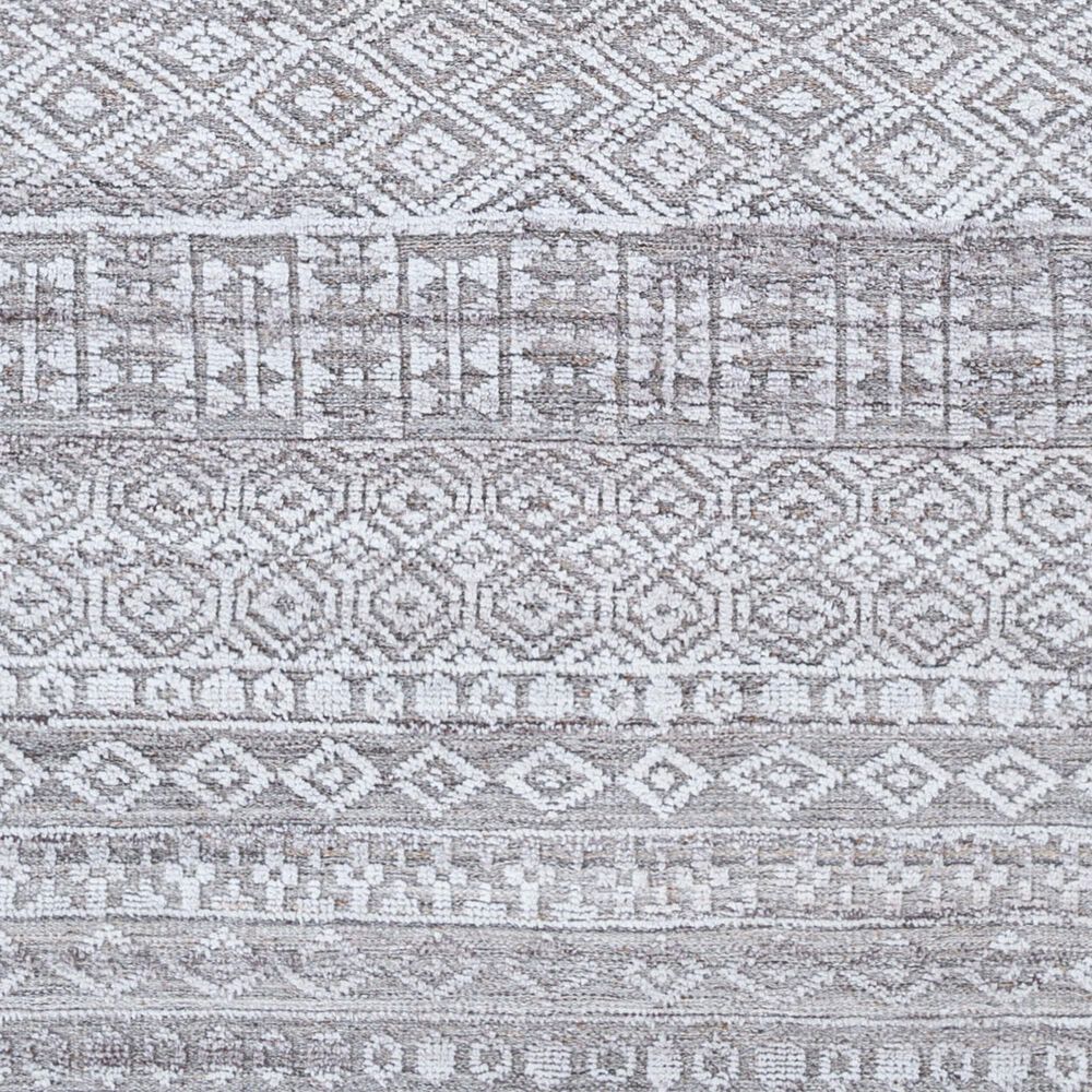Surya Pompei Gray, White, Dark Brown, Taupe and Light Gray 10&#39; x 14&#39; Area Rug, , large