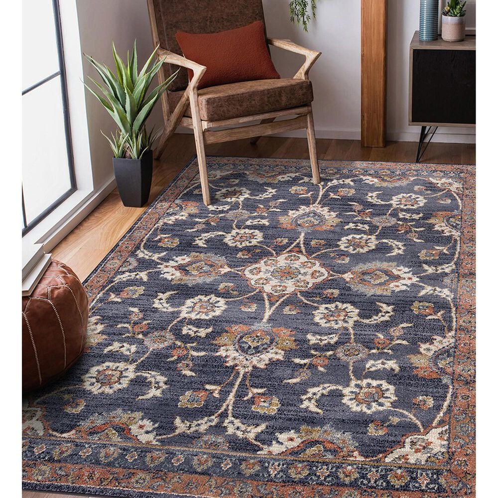 Amer Rugs Jordan 9&#39;2&quot; x 12&#39;2&quot; Navy Blue Area Rug, , large