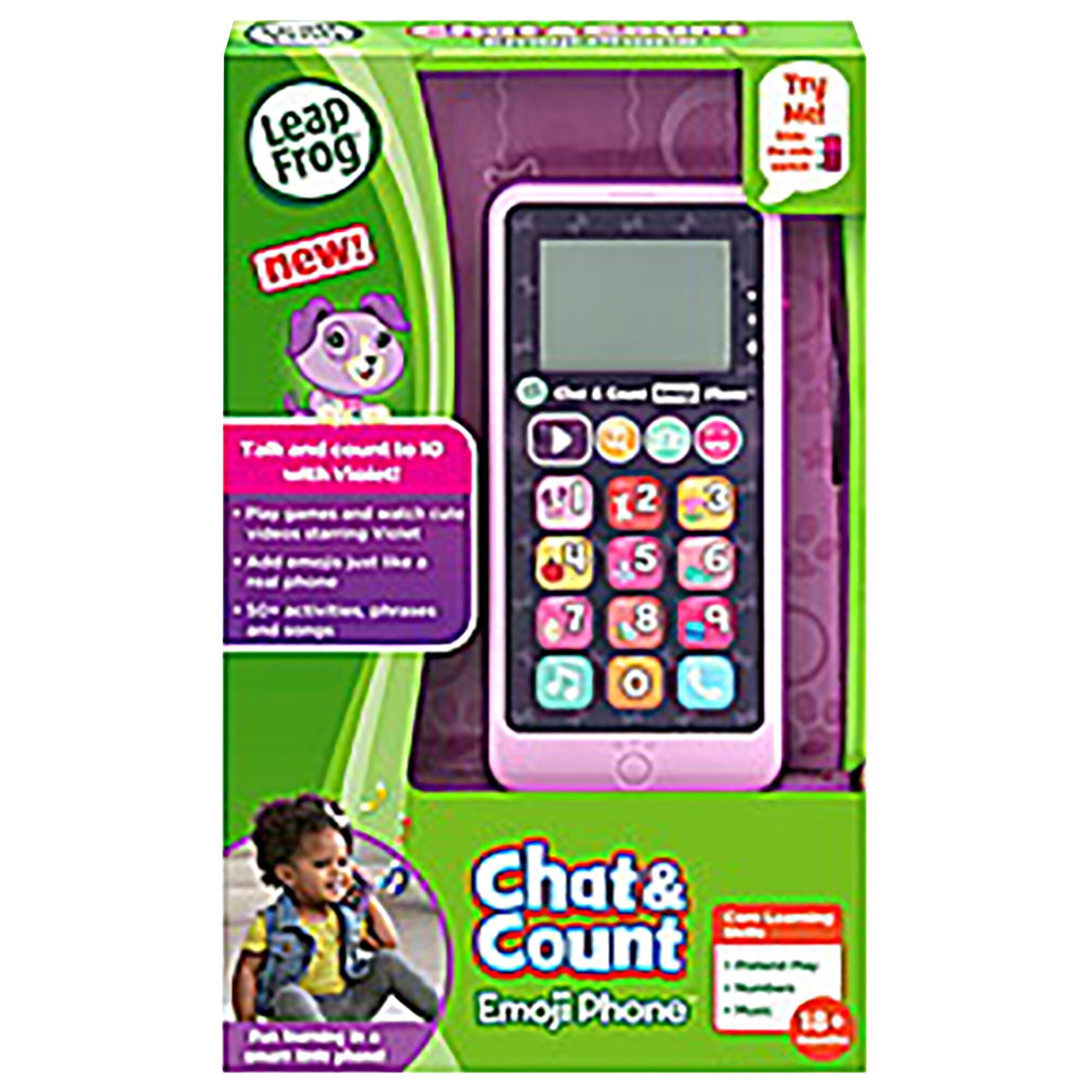 Vtech Chat and Count Emoji Phone in Violet NFM