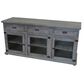 Santa Fe Rustic 3 Door Console in Gray Graphite, , large