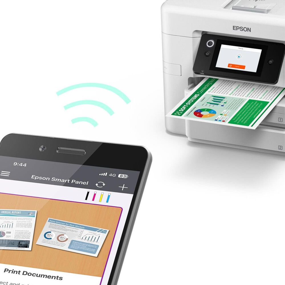 Epson WorkForce Pro WF-4930 Wireless All-in-One Inkjet Printer in White, , large