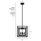 Hunter Doherty 4-Light Pendant in Natural Iron, , large