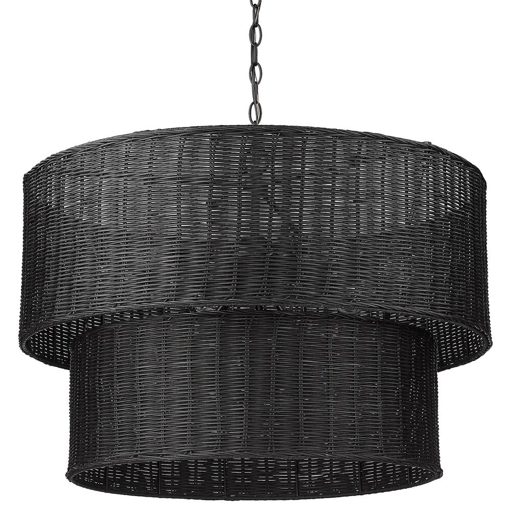 Golden Lighting Erma 9-Light Chandelier in Matte Black, , large