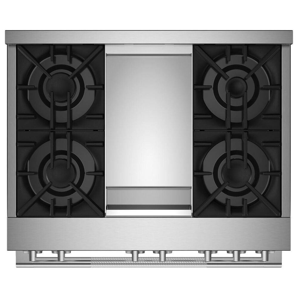 Whirlpool 36" Gas Professional Range with Infused Griddle in Stainless