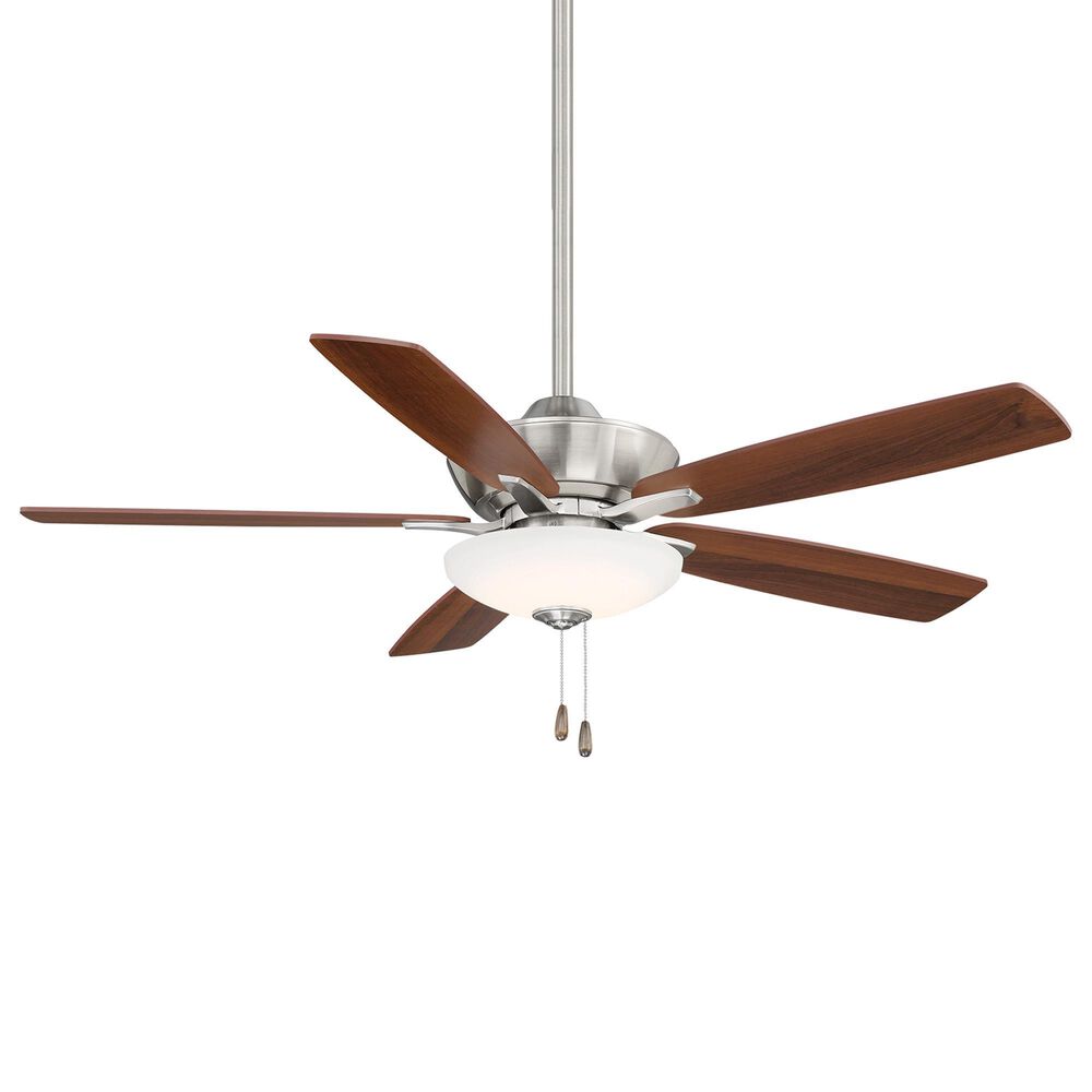Minka-Aire Minute 52" Ceiling Fan with LED Light in Brushed Nickel, , large