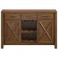 Golden Wave Furniture Darby 3-Drawer Sideboard in Acorn Brown, , large