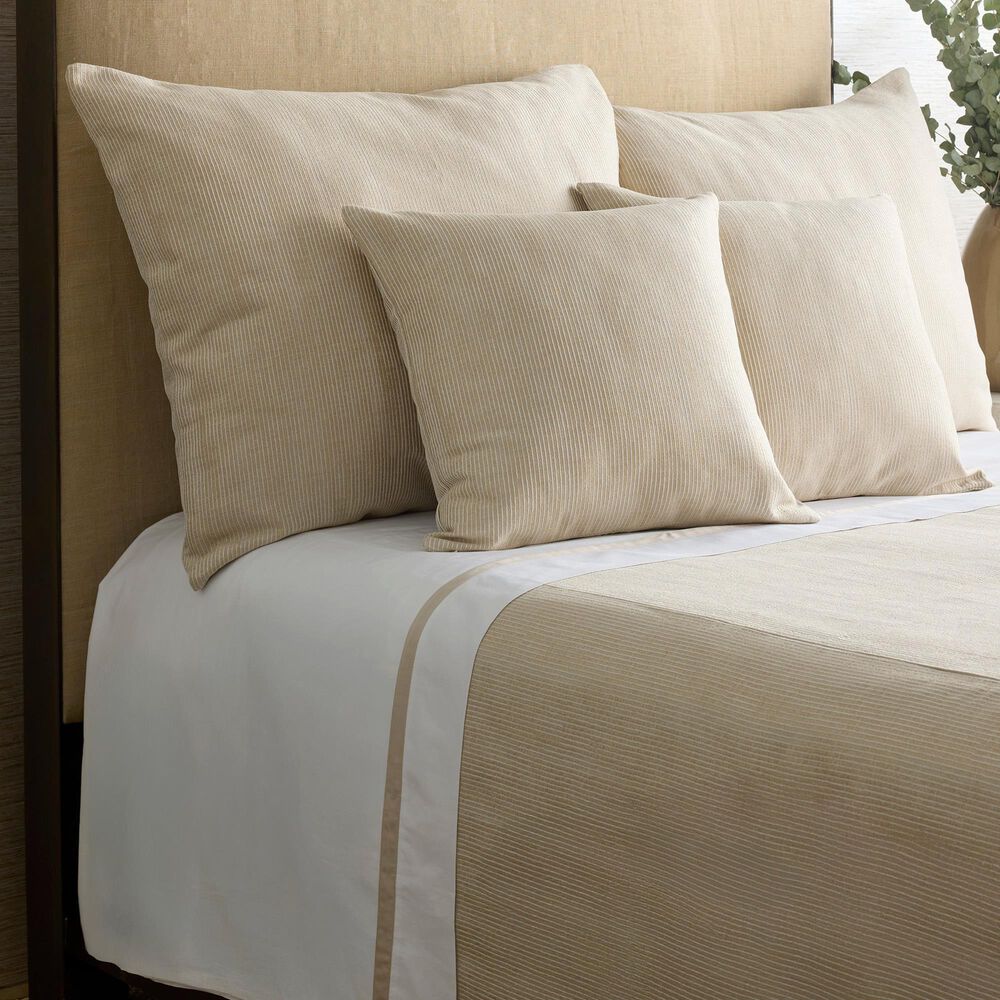 Ann Gish Lamina King Coverlet in Sand, , large