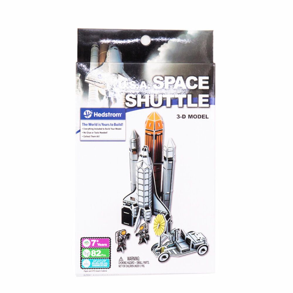 Ball, Bounce, and Sport Inc. 3D Buildable Puzzle - Space Shuttle, , large