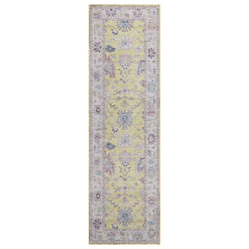 Dalyn Rug Company Hatay 2"3" x 7"6" Yellow Runner, , large