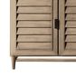 James Martin Vanities Portland 60" Single Bathroom Vanity in Whitewashed Walnut with 3 cm Victorian Silver Quartz Top and Rectangular Sink, , large