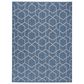 Nourison Horizon HOZ01 Denim 6" x 9" Indoor/Outdoor Area Rug, , large