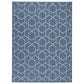 Nourison Horizon HOZ01 Denim 6" x 9" Indoor/Outdoor Area Rug, , large