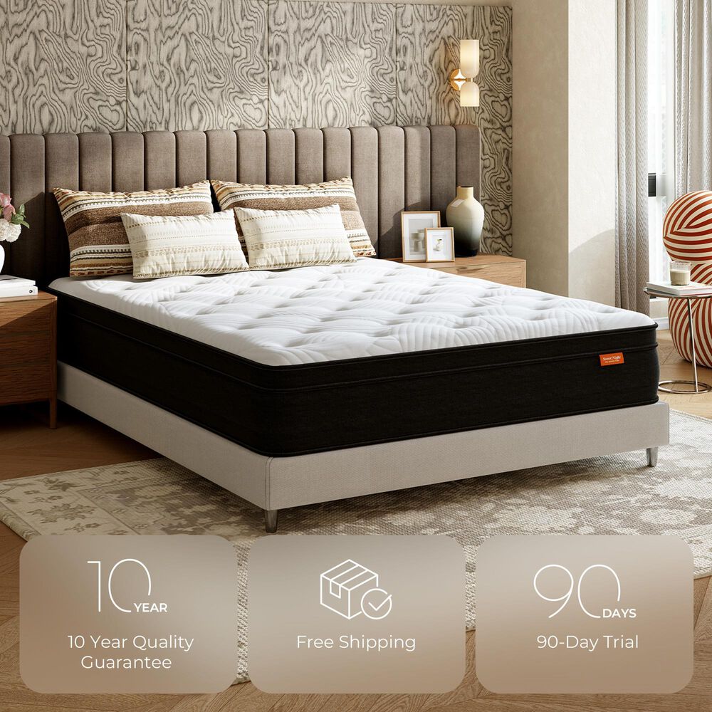 SweetNight Twilighty 12" Medium Queen Mattress in a Box, , large