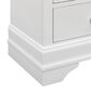 Global Furniture USA Pompei 2-Drawer Nightstand in Metallic White, , large