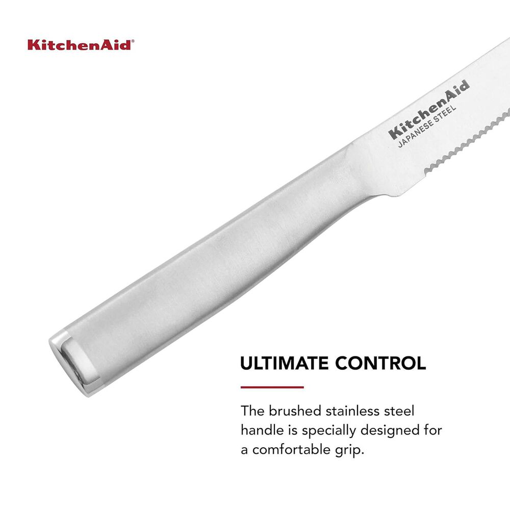 KitchenAid Gourmet 4-Piece Steak Knife Set in Stainless Steel, , large