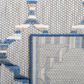 Safavieh Cabana CBN333G 9" x 12" Grey and Blue Indoor/Outdoor Area Performance Rug, , large