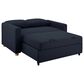 Lifestyle Solutions Tyler Convertible Sofa in Navy Blue, , large