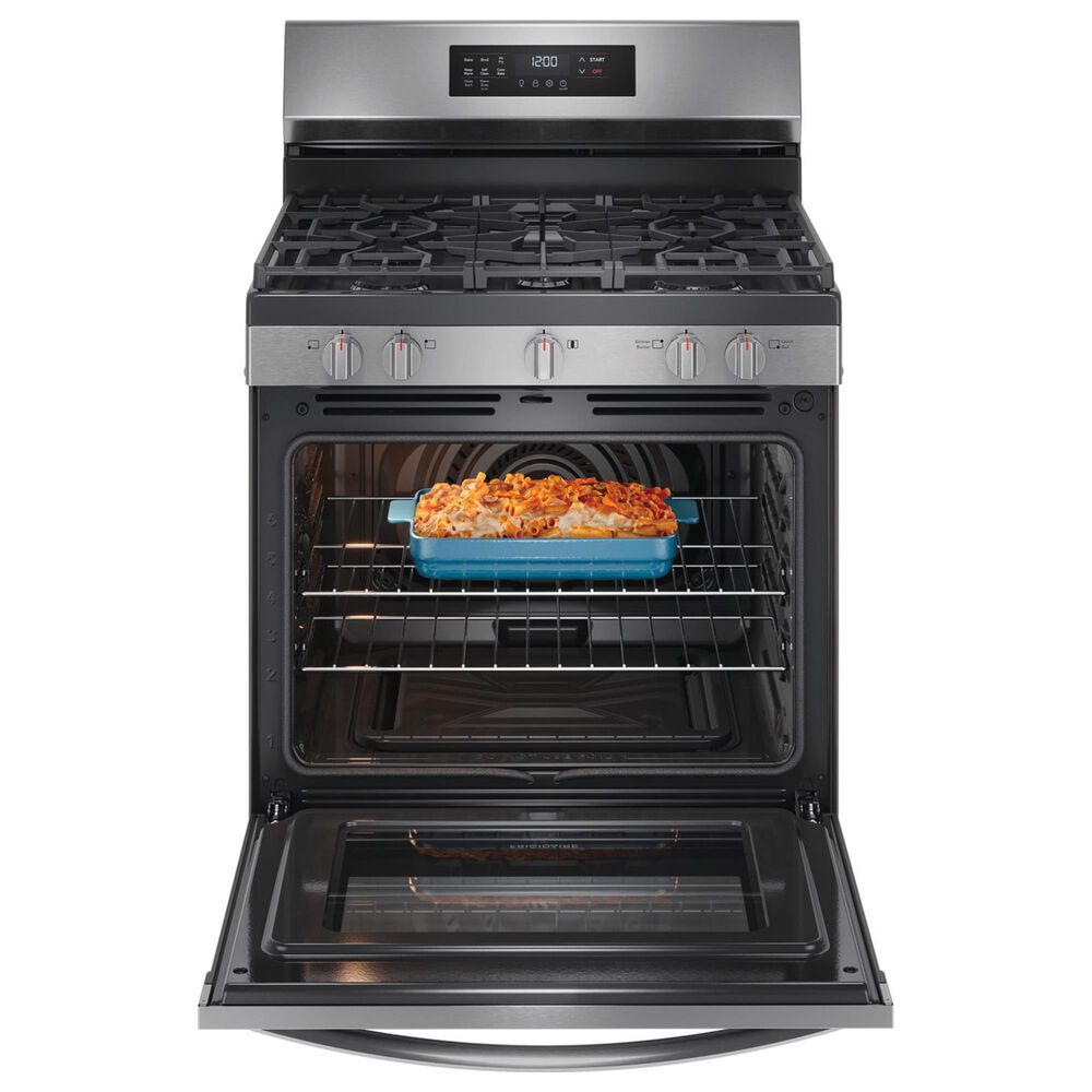 Frigidaire 2-Piece Kitchen Package with 30&quot; Gas Range and 1.8 Cu. Ft. Over-The-Range Microwave in Stainless Steel, , large