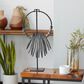 Maple and Jade 20" Bohemian Abstract Sculpture in Black and Light Grey, , large