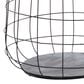 Maple and Jade Storage Basket with Wood Lids in Oiled Brown and Matte Black (Set of 3), , large