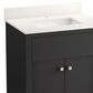 Kohler Alouette 30" Single Bathroom Vanity in Ferrous Grey with 2 cm White Quartz Top and Rectangular Sink, , large