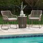 Ashley Majors Beach 3-Piece Patio Conversation Set in Beige, , large