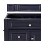 James Martin Vanities Brittany 30" Single Bathroom Vanity in Victory Blue with 3 cm Arctic Fall Solid Surface Top and Rectangle Sink, , large