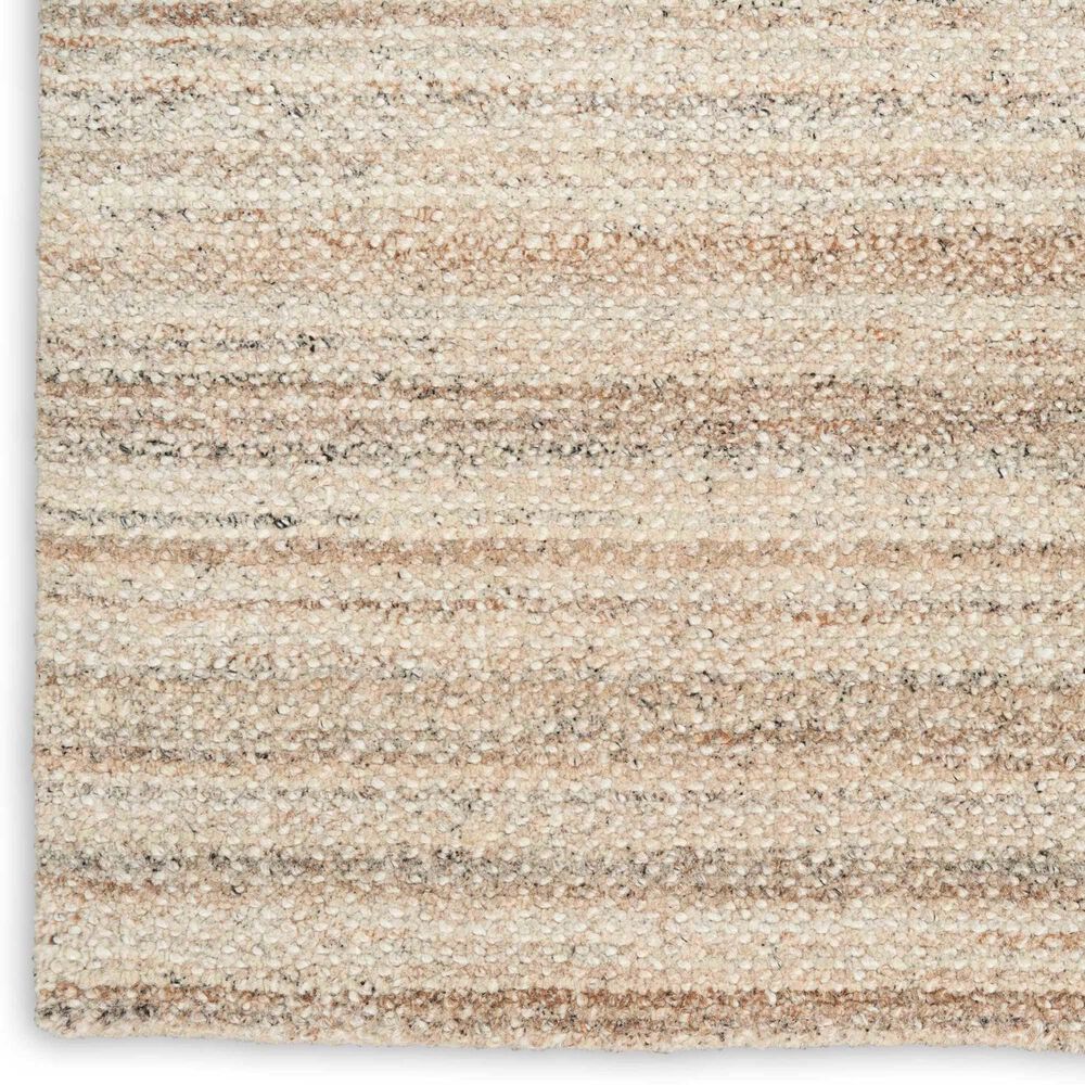 Nourison Abrash 5&#39;3&quot; x 7&#39;3&quot; Ivory and Grey Area Rug, , large