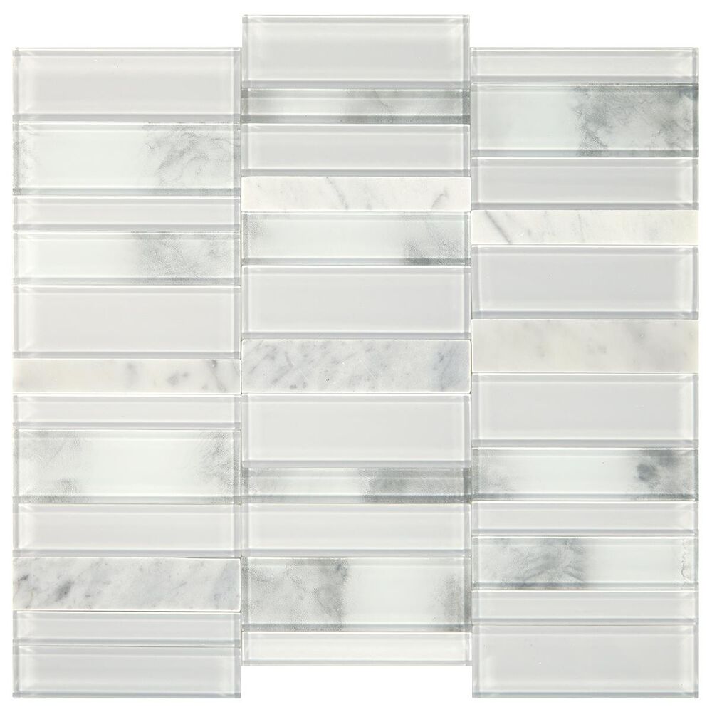 Dal-Tile SimplyStick Stormy Mist 12"x12" Straight Stack Mosaic Sheet, , large