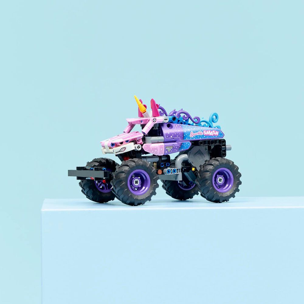 LEGO Technic Monster Jam Sparkle Smash Pull-Back Building Set, , large