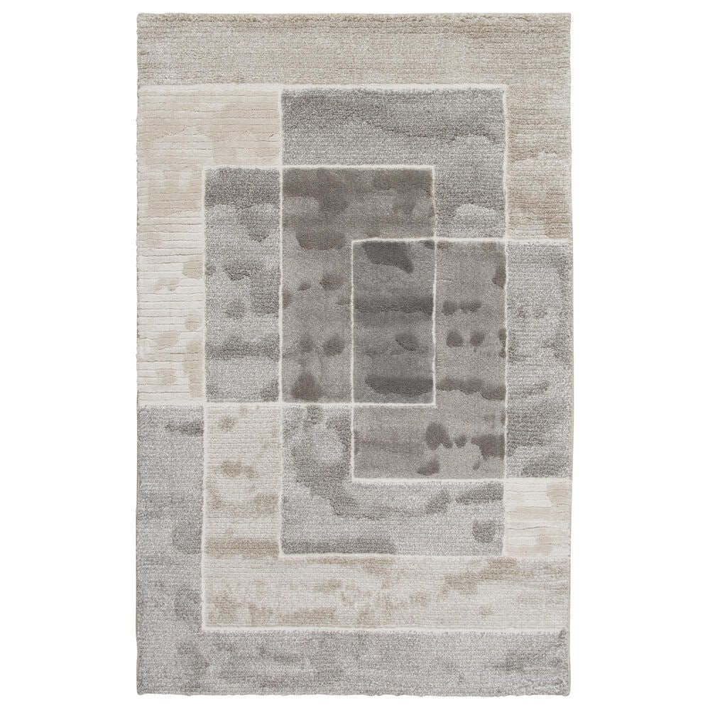 Central Oriental Stonington Pedro Coconut and Zinc 7"10" x 9"10" Area Rug, , large