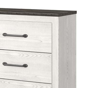 Ashley Gerridan 4-Piece Queen Bedroom Set in White and Gray, , large