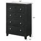 Crown Mark Cadence 4-Drawer Chest in Black, , large